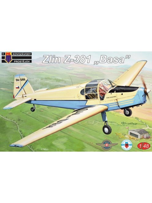 Kovozavody Prostejov - 1/48 Zlin Z-381 Basa 2xCZ,Belg,Swis