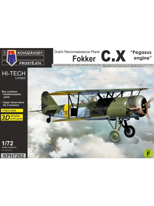 Kovozavody Prostejov - 1/72 Fokker C.X "Pegasus engine"