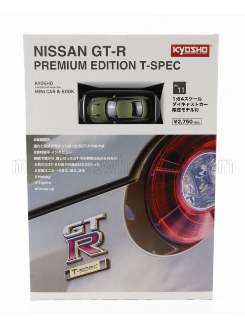 Kyosho - NISSAN GT-R (R35) T-SPEC COUPE 2022 GREEN MET