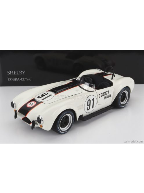 Kyosho - Ford Usa Shelby Cobra 427 S/C Spider Essex Wire N 91 500Km Bridgehampton 1965 S.Scott White