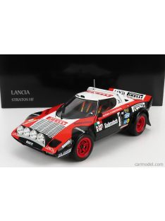   Kyosho - Lancia Stratos Hf Olio Fiat Vs Corse (Night Version) N 1 Rally Hunsruck 1978 W.Rohrl - C.Geistdorfer Black Red White