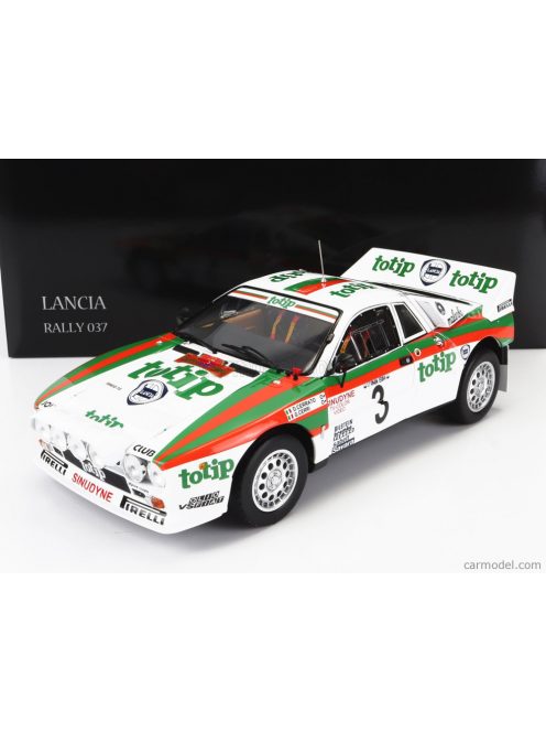 Kyosho - Lancia 037 Totip N 3 Rally Isola D'Elba 1985 D.Cerrato - G.Cerri White Red Green