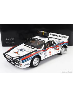   Kyosho - Lancia 037 Martini N 8 Safari Rally Nairobi 1985 A.Bettega - M.Perissinot Whte Blue Red