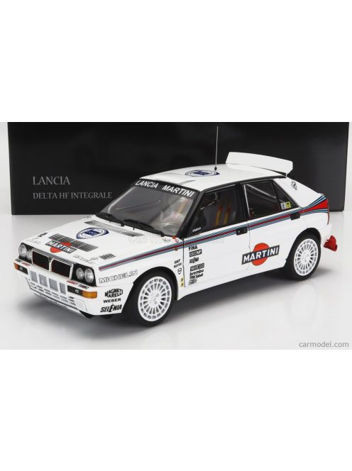 Kyosho - Lancia Delta Hf Integrale Evoluzione Martini Racing N 0 Test Car Rally Season 1992 White Blue Red