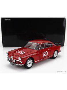   Kyosho - Alfa Romeo Giulietta Sv Sprint Veloce N 120 Mille Miglia 1956 G.Becucci - P.Cazzato Red