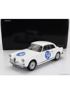   Kyosho - Alfa Romeo Giulietta Sv Sprint Veloce N 34 Targa Florio 1960 "Emanuele" - "Aldebaran" (Checco D'Angelo) White