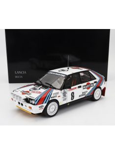   Kyosho - LANCIA DELTA HF INTEGRALE 4WD (night version) TEAM MARTINI RACING N 6 WINNER RALLY MONTECARLO 1987 MIKI BIASION - TIZIANO SIVIERO WHITE RED BLUE