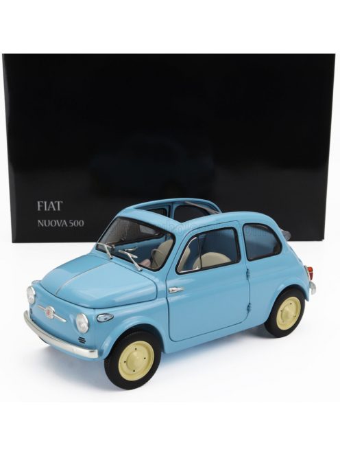 Kyosho - FIAT 500 D CABRIOLET OPEN 1960 CELESTE CROCIERA - LIGHT BLUE