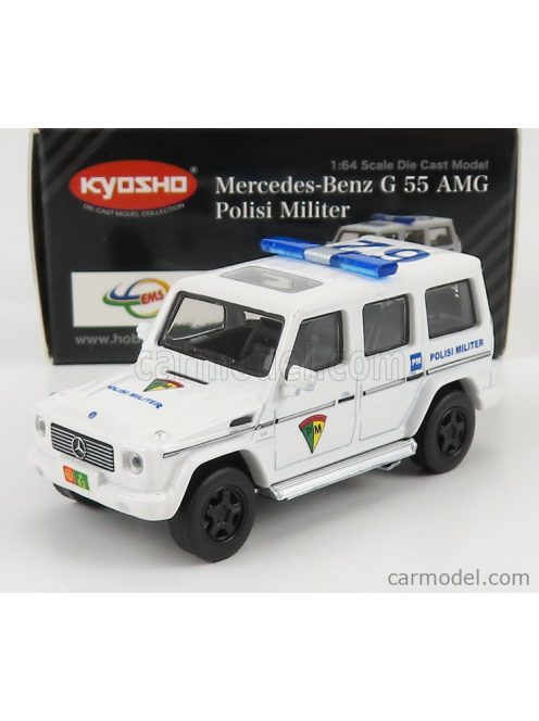 Kyosho - Mercedes Benz G-Class G55 Amg Polisi 2018 White