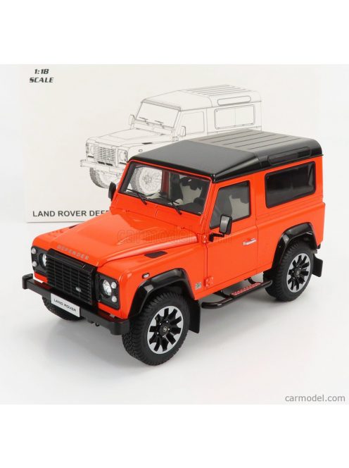 Lcd-Model - Land Rover Defender 90 Works V8 70Th Edition 2018 Orange