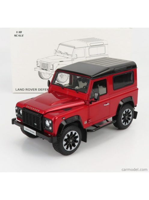 Lcd-Model - Land Rover Defender 90 Works V8 70Th Edition 2018 Red