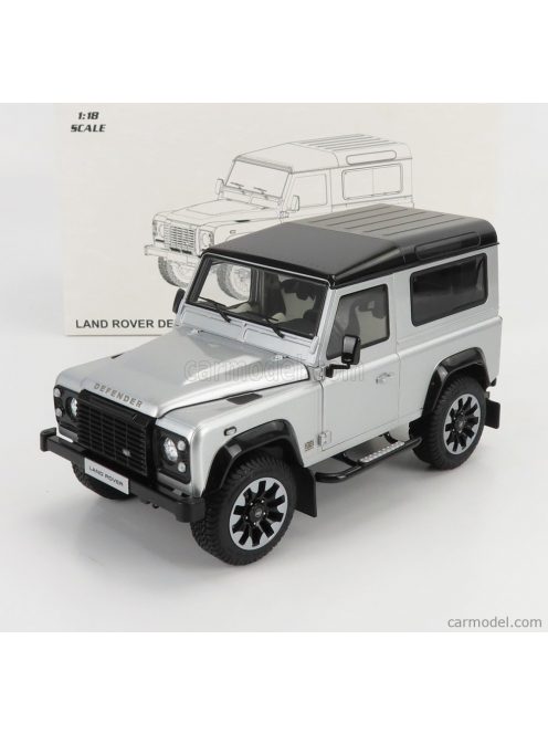 Lcd-Model - Land Rover Defender 90 Works V8 70Th Edition 2018 Silver