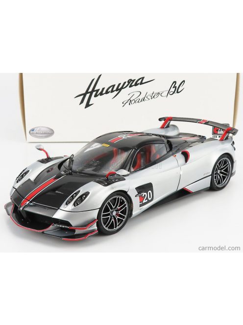 Lcd-Model - Pagani Huayra Bc Roadster N 20 2017 Silver Black