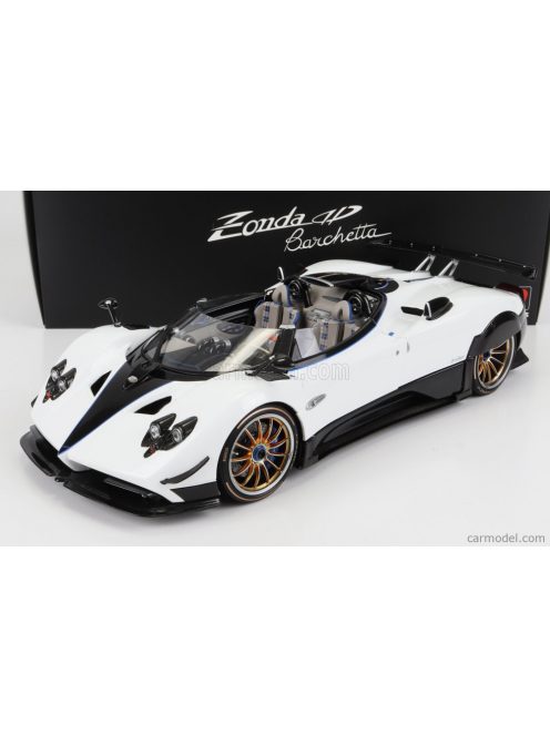 Lcd-Model - Pagani Zonda Hp Barchetta 2018 Carbon Fibre White