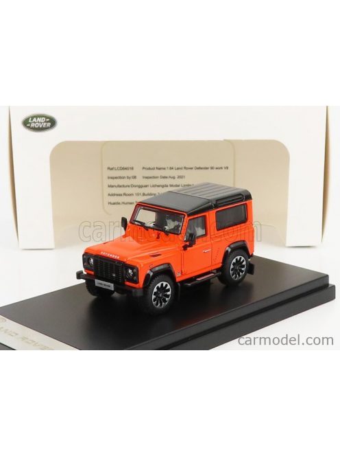 Lcd-Model - Land Rover Defender 90 Works V8 70Th Edition 2018 Orange