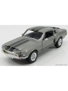   Lucky-Diecast - Ford Usa Mustang Shelby Gt500 Kr Coupe 1968 Grey Met