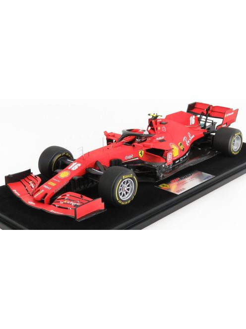 LookSmart - FERRARI F1  SF1000 TEAM SCUDERIA FERRARI MISSION WINNOW N 16 2nd AUSTRIAN GP 2020 CHARLES LECLERC - CON VETRINA - WITH SHOWCASE MATT RED