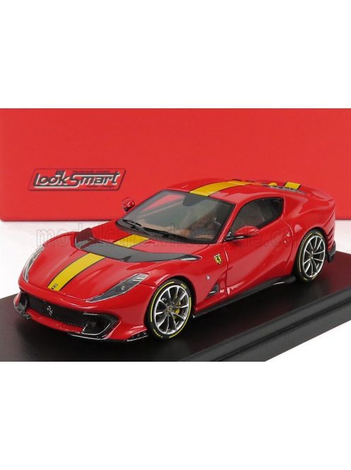 LookSmart - FERRARI 812 COMPETIZIONE 2021 ROSSO CORSA - RED YELLOW