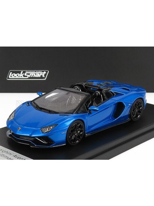 LookSmart - LAMBORGHINI AVENTADOR LP780-4 ULTIMAE ROADSTER 2021 BLU TAWARET - BLUE MET