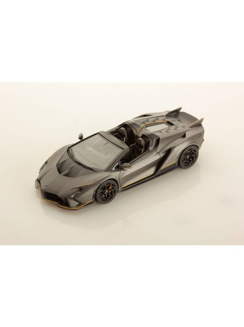 LookSmart - LAMBORGHINI AUTENTICA SPIDER 2024 GRIGIO TITANS - MATT GREY YELLOW