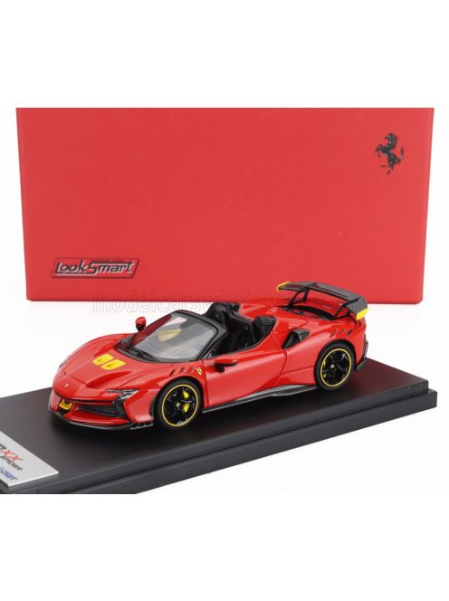 LookSmart - FERRARI SF90 XX STRADALE SPIDER 2024 ROSSO SCUDERIA - RED YELLOW BLACK