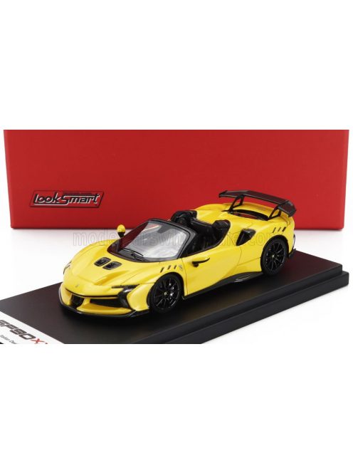 LookSmart - FERRARI SF90 XX STRADALE SPIDER 2024 GIALLO TRISTRATO - YELLOW MET BLACK