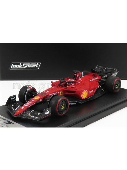 LookSmart - FERRARI F1-75 TEAM SCUDERIA FERRARI N 16 WINNER BAHRAIN GP 2022 CHARLES LECLERC RED