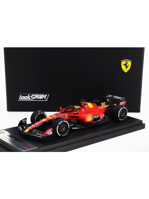 LookSmart - FERRARI F1  SF-23 TEAM SCUDERIA FERRARI N 16 MONZA GP 2023 CHARLES LECLERC RED BLACK