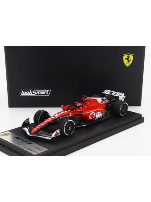 LookSmart - FERRARI F1  SF-23 TEAM SCUDERIA FERRARI N 16 2nd LAS VEGAS USA GP 2023 CHARLES LECLERC RED WHITE BLACK