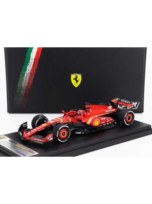 LookSmart - FERRARI F1  SF-24 TEAM SCUDERIA FERRARI N 16 3rd SAUDI ARABIA GP 2024 CHARLES LECLERC RED BLACK