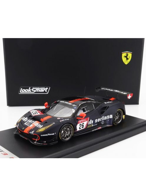 LookSmart - FERRARI 488 GT3 EVO 3.9L TURBO V8 TEAM OCTANE 126 AG N 26 24h NURBURGRING 2021 BJORN GROSSMANN - SIMON TRUMMER - JONATHAN HIRSCHI - LUCA LUDWIG MATT BLUE ORANGE