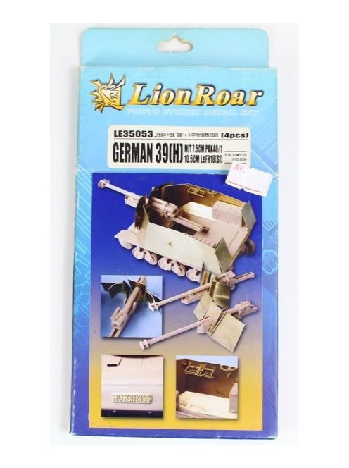 Lion Roar-Greatwallhobby - Armour/parts for 39(H)105mm LeFH18/ Panzerjaeger 39(H) for Trumpeter