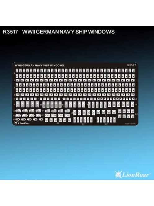 Lion Roar-Greatwallhobby - WWII German Navy Ship Windows