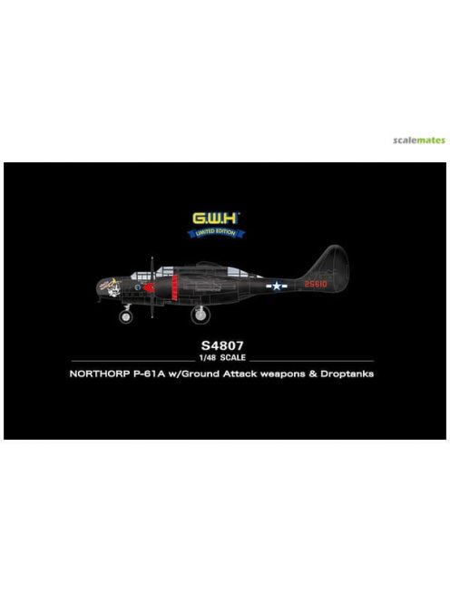 Lion Roar-Greatwallhobby - NORTHORP P-61A w/Ground Attack weapons & Droptanks