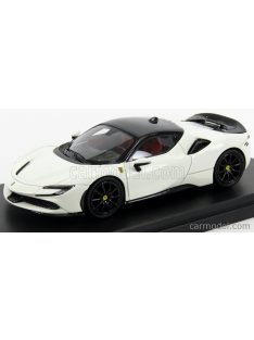   Looksmart - Ferrari Sf90 Stradale Hybrid 1000Hp 2019 Bianco Avus - White Black