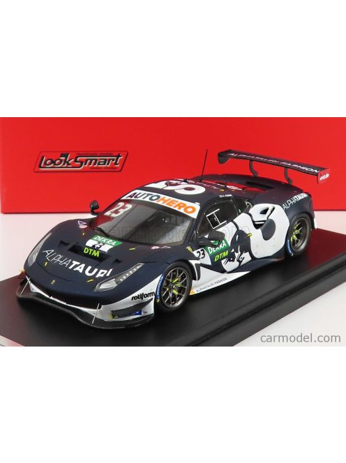 Looksmart - Ferrari 488 Gt3 Evo 3.9L Turbo V8 Team Alphatauri N 23 Dtm Season 2021 A.Albon Black White