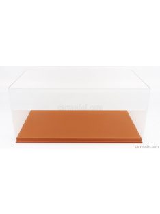   Luxcase - Vetrina Display Box Base In Ecopelle Beige - Synthetic Leather Base Beige - Lungh.Lenght 45.8 Cm  X Largh.Width 25.1 Cm X Alt.Height 20.6 Cm (Altezza Interna Cm 18.5) Beige