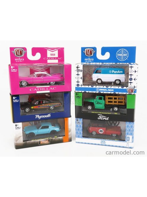 M2-Machines - Plymouth Set Assortment 6 Pieces Various