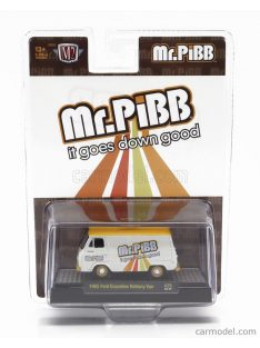   M2Machines - Ford Usa Econoline Delivery Van Mr.Pibb 1965 White Yellow