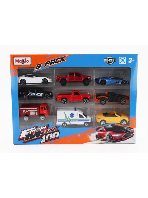 Maisto - AUDI SET ASSORTMENT 9 CARS PIECES VARIOUS