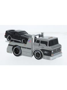   Maisto - Maisto, Ford C600 Flatbed, silber/schwarz, 1966, 1:64