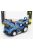 Maisto - TRUCK JDM FLATBED TRUCK CAR TRANSPORTER WITH NISSAN SKYLINE GT-R CUSTOM 1999 BLUE MET BLACK