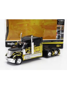   Maisto - INTERNATIONAL LONESTAR TRACTOR TRUCK 3-ASSI 2010 BLACK YELLOW