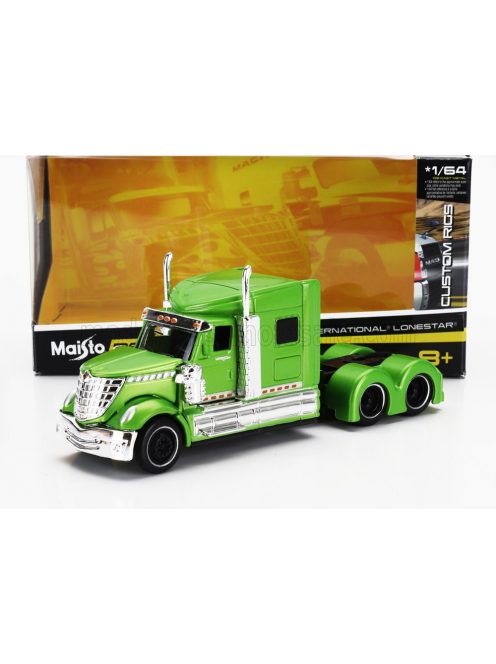 Maisto - INTERNATIONAL LONESTAR TRACTOR TRUCK 3-ASSI 2010 GREEN MET