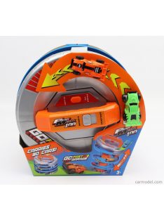   Maisto - Accessories Diorama - Go Fast Garage With 2X Cars Included Orange