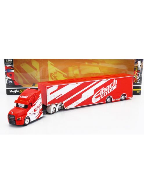 Maisto - MACK ANTHEM TRUCK EIBACH CAR TRANSPORTER 2020 RED WHITE