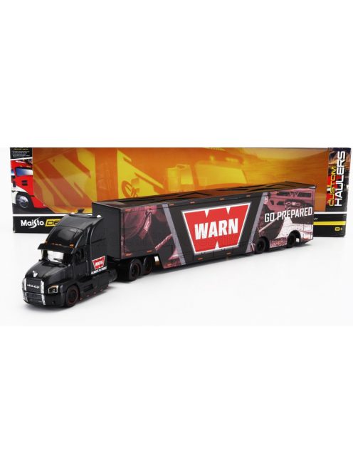 Maisto - MACK ANTHEM TRUCK WARN CAR TRANSPORTER 2020 BLACK