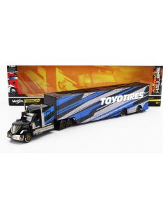   Maisto - MACK ANTHEM TRUCK TOYO TIRES CAR TRANSPORTER 2020 BLACK BLUE SILVER