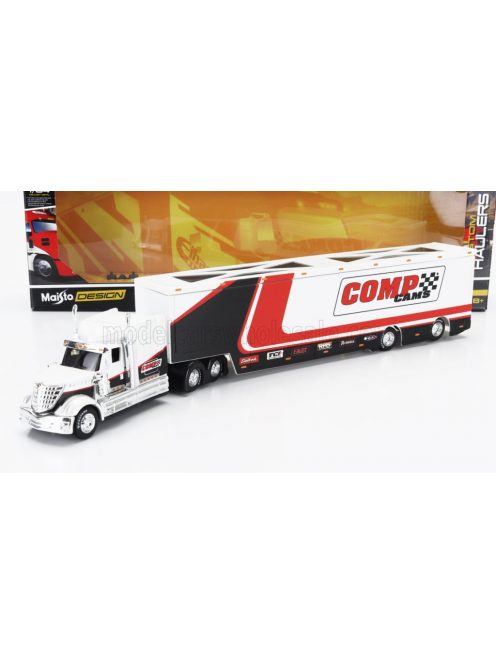 Maisto - MACK ANTHEM TRUCK COMPS CAR TRANSPORTER 2020 WHITE RED BLACK