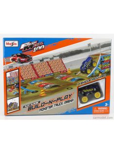   Maisto - Accessories Diorama - Set Build Monster Truck Arena Grey Blue